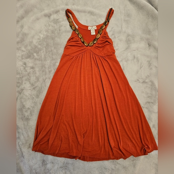 Trixxi Orange Dress Size L - Picture 1 of 6
